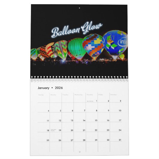 2011 Albuquerque, NM-ballonfestival Kalender (Jan 2026)
