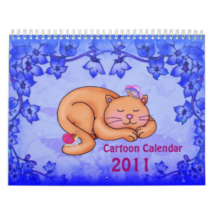 2011 de Kalender van de Cartoon