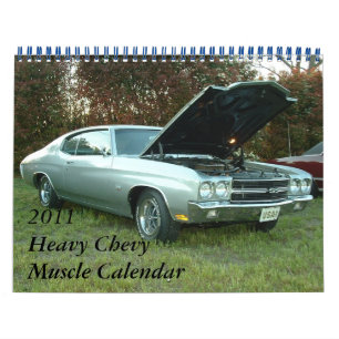 2011 de Zware Kalender van de Spier Chevy