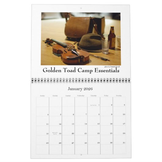 2011 Golden Toad Camp Agenda Kalender (Jan 2026)