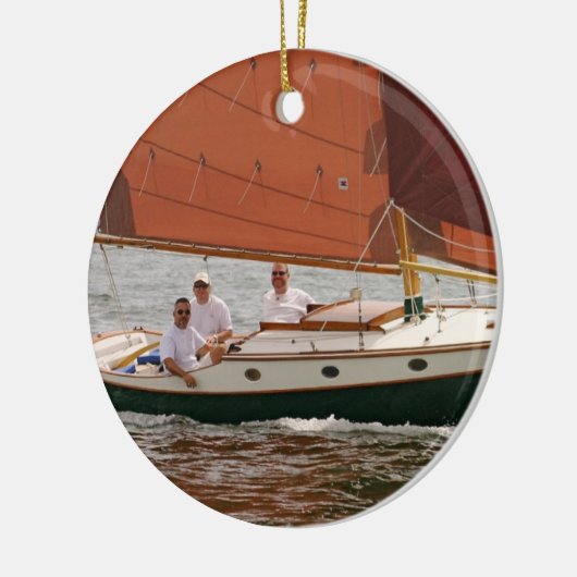 2011 Kerstmis Keramisch Ornament (Links)