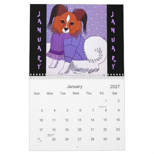 2011 PetPaw Studios Agenda Kalender (Jan 2027)