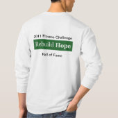 2011 Rebuild Hope Fitness Challenge T-shirt (Achterkant)