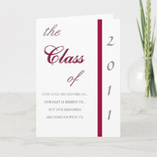 2011 Uitnodiging voor traditioneel Afstuderen