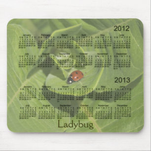 2012-2013 Ladybug Calendar Mousepad Muismat