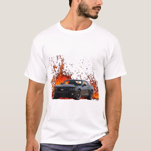 2012 45e Jubileum Chevy-Camaro T-shirt (Voorkant)