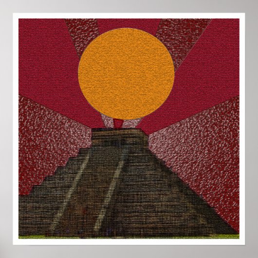2012 Affiches "Mayan Chichen Itza Kukulkan" (Devant)