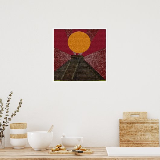 2012 Affiches "Mayan Chichen Itza Kukulkan" (Cuisine)