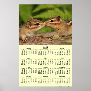2012 Agenda - Baby Chipmunks Poster Agenda
