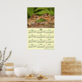 2012 Agenda - Poster Agenda met Baby Chipmunks (Keuken)