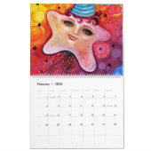 2012 Agenda van de kunst van Ale Diaz Studios Kalender (Feb 2026)