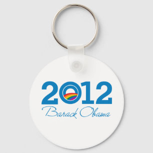 2012 - Barack Obama Pride Sleutelhanger