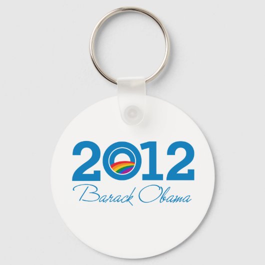 2012 - Barack Obama Pride Sleutelhanger (Voorkant)