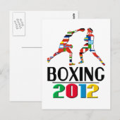 2012: Boxing Briefkaart (Voorkant / Achterkant)