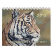 2012 calendrier d'art de faune de douze mois (Protection)