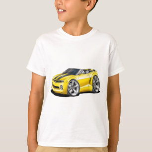 2012 Camaro Yellow-Black converteerbaar T-shirt
