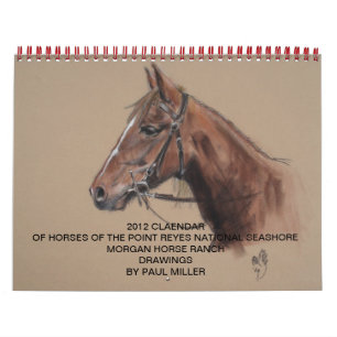 2012 de Boerderij van het Paard van Morgan, Kalender