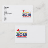 2012 de de trotse T-shirts en Giften van de Opa Visitekaartje (Voorkant / Achterkant)