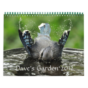2012 de Kalender van de Tuin van Dave