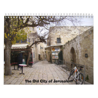 2012 De oude stad Jeruzalem Kalender