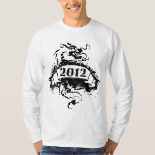 2012 - Dragon noir, vintage - T-Shirt