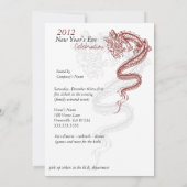 2012 Dragon Uitnodigingen van de Eve-partij van he (Achterkant)