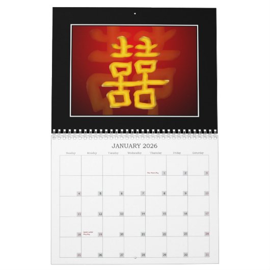 2012 Dubbele-gelukskalender Kalender (Jan 2026)