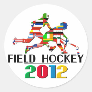 2012: Field Hockey Ronde Sticker