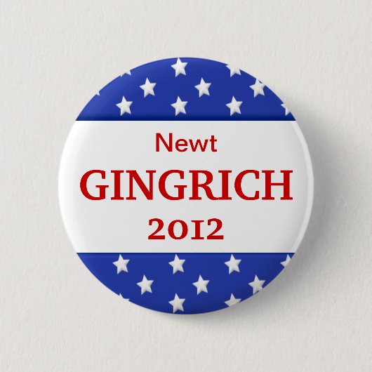 2012 Gingrich Campagne Button (Voorkant)