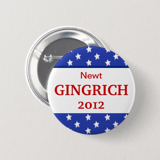 2012 Gingrich Campagne Button (Voorkant /achterkant)