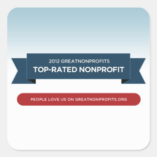 2012 GreatNonProfits Top-Rated Award Stickers