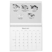 2012 HADROSAUR (HADROSAURIFORMES) KALENDER (Mar 2027)