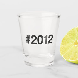 2012 Hashtag 13 Verjaardag Jubileum Shot Glas