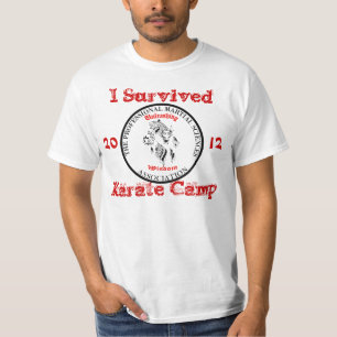 2012 het Shirt van het Kamp van de Karate dat ik