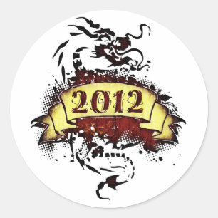 2012 - Jaar van de draak - Stickers
