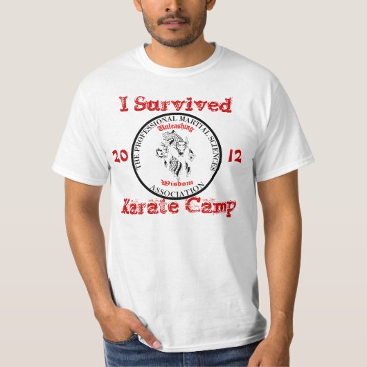 2012 Karate Camp Shirt I OVERLEVEN (Voorkant)
