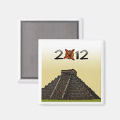 2012 magneet "Mayan Chichen Itza Kukulkan" (Voorkant / Achterkant)