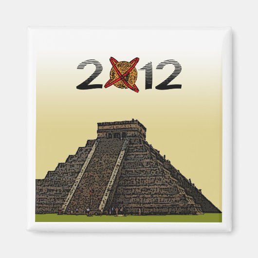 2012 magneet "Mayan Chichen Itza Kukulkan" (Voorkant)