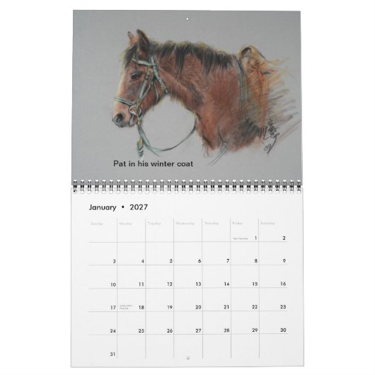 2012 Morgan Horse Ranch, PRNS-kalender Kalender (Jan 2027)