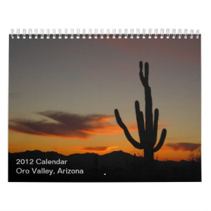 2012 Oro Valley, Arizona Calendar Kalender
