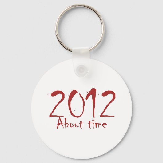 2012 Over tijd Sleutelhanger (Voorkant)