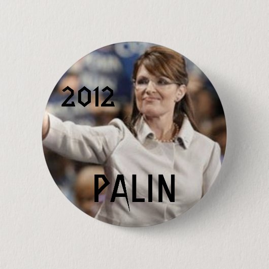 2012, PALIN RONDE BUTTON 5,7 CM (Voorkant)