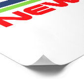 2012 Trots Nieuwe Papa T-shirts en geschenken Poster (Hoek)