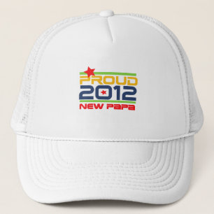 2012 Trots Nieuwe Papa T-shirts en geschenken Trucker Pet