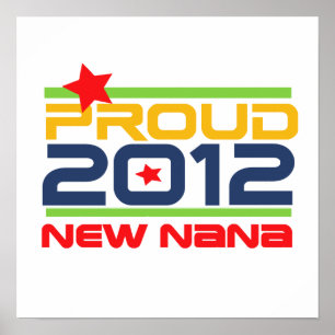 2012 Trotse Nana T-shirts en geschenken Poster