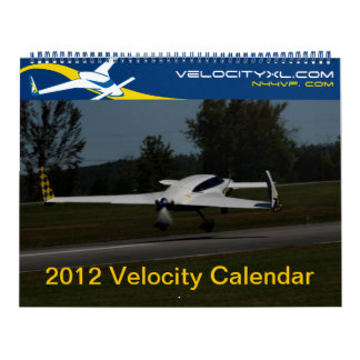 2012 Velocity Kitplane Agenda - Alle grootten Kalender