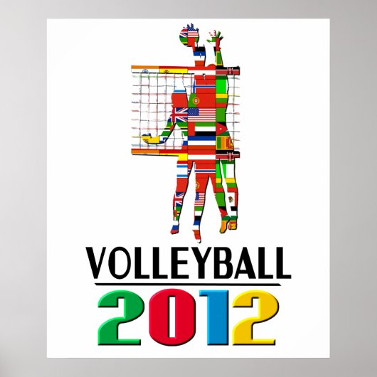 2012: Volleybal Poster (Voorkant)
