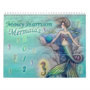 2012 Zeemeermin Kalender van Molly Harrison