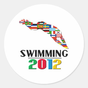 2012: Zwemmen Ronde Sticker