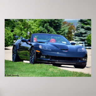 2013 60ste Jubileum C6 Corvette 427 cabriolet Poster
